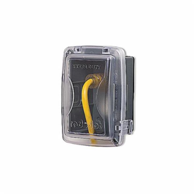 Red Dot CKPS Non-Metallic Shallow Universal Weatherproof While-In-Use Cover, 6-5/32 in L x 4-11/16 in W x 2-5/32 in D